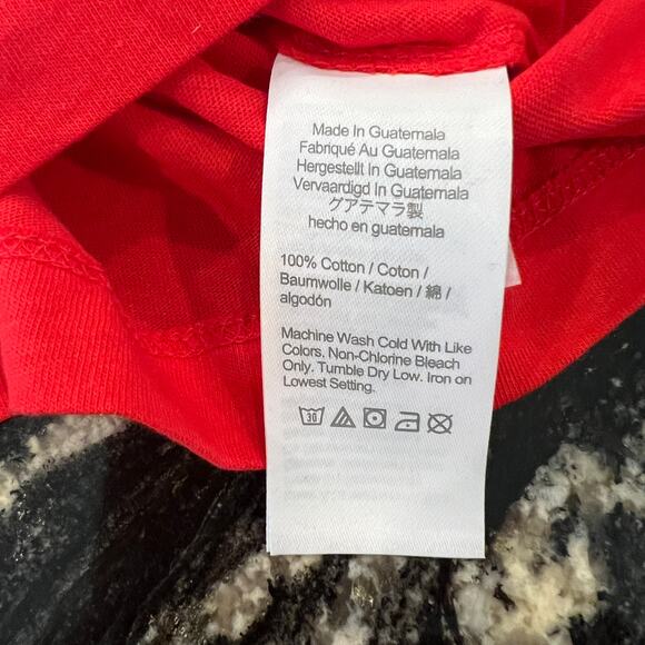 NWT J. Crew Men's Ripe Strawberry Red Washed Jersey Pocket Tee - Picture 10 of 11